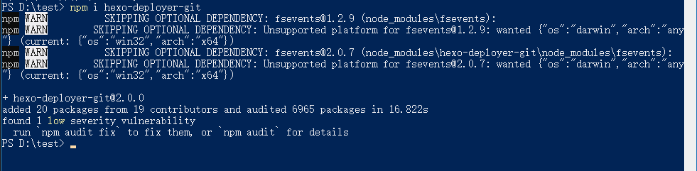 npm install deployer