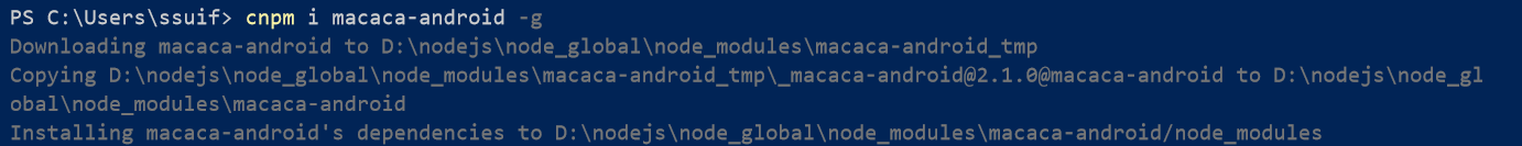 macaca-android
